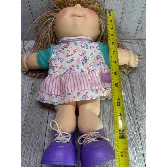Vintage Cabbage Patch Kids Pretty Crimp 'n Curl Doll Blond Hair 1991 Hasbro - Picture 10 of 11